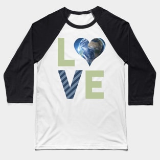 Vintage Love Earth Day retro love the Earth Day Baseball T-Shirt